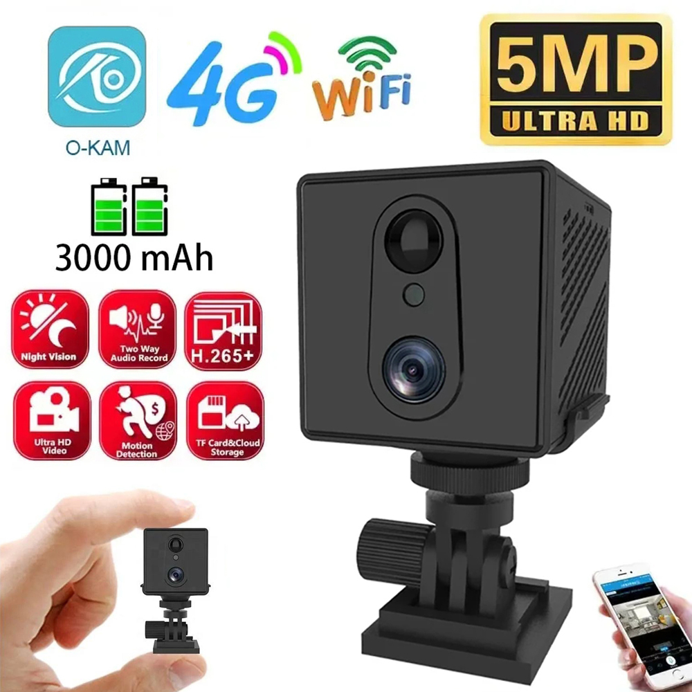 Compact Camera Mirrorless - 5MP 4G SIM Kart Mini Kamera