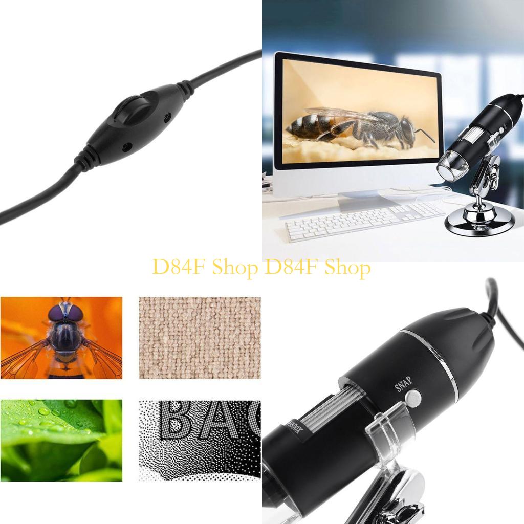 Usb Microscope Digital - D84F Çok İşlevli 1600X 3 1