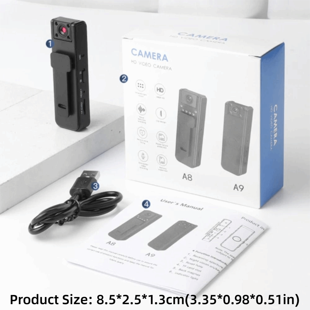 1080P HD A9 Mini El Tipi Kamer - Compact Camera Mirrorless incelemesi ve fiyatı